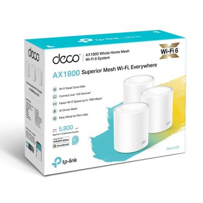 9. Deco X20 Wireless WiFi Access Point (3-pack)