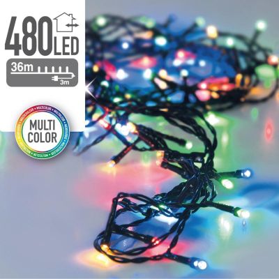 5. CHRISTMAS TREE LIGHTS 480 LED LIGHT CHAIN MULTICOLOR
