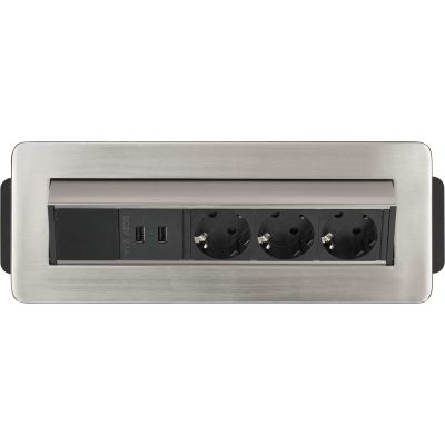 9. Indesk Power 3x 2xUSB Desktop Power Strip