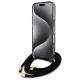 4. Guess Crossbody Cord Script MagSafe iPhone 16 Case - Black