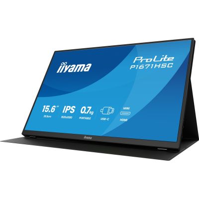 7. iiyama ProLite P1671HSC-B1 computer monitor 39.6 cm (15.6") 1920 x 1080 px Full HD LED Black