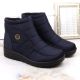 12. News W EVE437B navy blue wedge snow boots