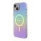 2. Guess IML Iridescent MagSafe case for iPhone 15 Plus - purple