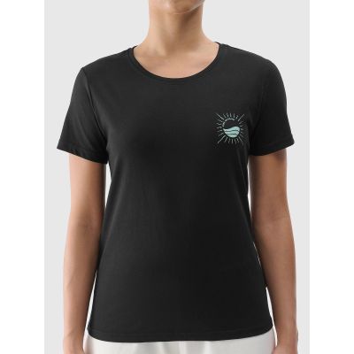 Women's regular printed T-shirt 4F 4FRSS24TTSHF2547-20S