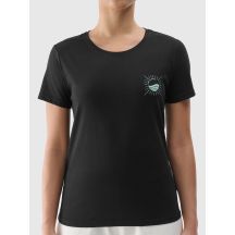 Women's regular printed T-shirt 4F 4FRSS24TTSHF2547-20S