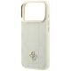 6. Guess Stripe Peony 4G Logo MagSafe Case for iPhone 18 Pro Max / 17 Pro Max - Beige