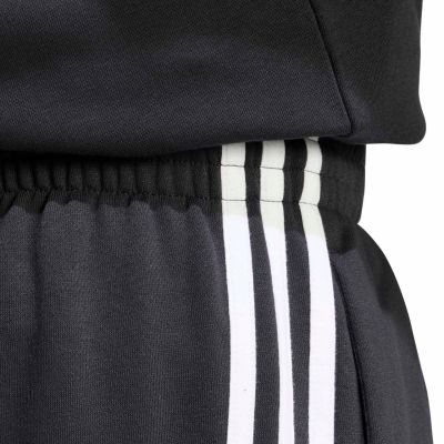 4. Men's adidas Essentials 3-Stripes Fleece Tapered Cuffed Pants Black KY6526
