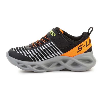 5. Skechers S Lights Jr 401650L-BKOR shoes