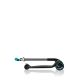 12. Globber Master Prime 3-wheel scooter / Black - Teal 664-105