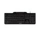 CHERRY KC 1000 SC Keyboard Office USB QWERTZ German Black