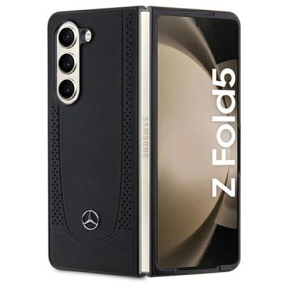 Mercedes Leather Urban case for Samsung Galaxy Z Fold 5 - black