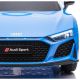 13. BATTERY-POWERED CAR LICENSE AUDI R8 SPYDER BLUE