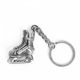 4. Sportrebel Skate SILVER steel keychain