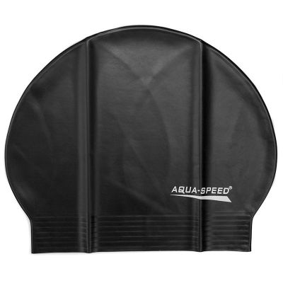 Aqua-Speed Soft Latex 07 Black Swimming Cap