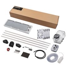 PHANTEKS Glacier EZ-Fit 360 D30-KIT, Water Cooling Kit - White