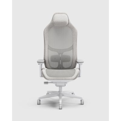 5. Fractal Design Refine 2 Mesh Light Gaming Chair Padded Upholstered Seat Gray