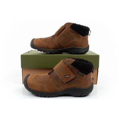 10. Keen Junior Kootenay Waterproof Brown Ankle Boots