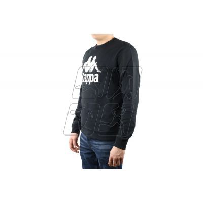 6. Kappa Sertum RN Sweatshirt 703797-19-4006 czarne S