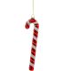 MICA Glass Candy Cane Christmas Ornament