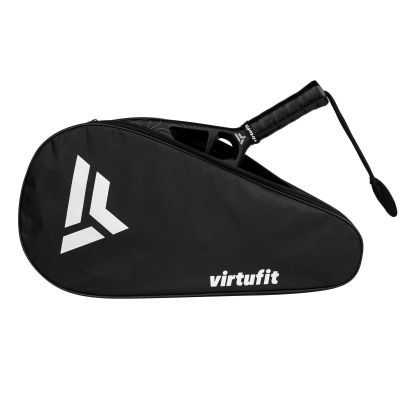 9. VIRTUFIT PADEL RACKET BAG - BLACK AND WHITE