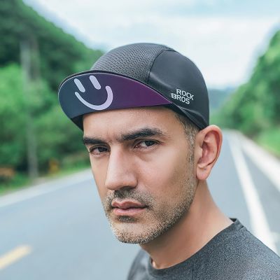 11. Rockbros 18230005001 cycling cap with peak - black