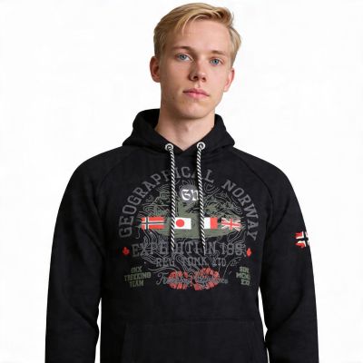 6. Geographical Norway Gexpe DB 100 M sweatshirt WZ3003H/GN-Black