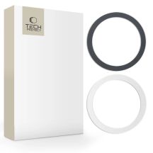 Tech-Protect MagMat MagSafe magnetic ring universal - black / silver (2 pcs.)