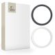 Tech-Protect MagMat MagSafe magnetic ring universal - black / silver (2 pcs.)