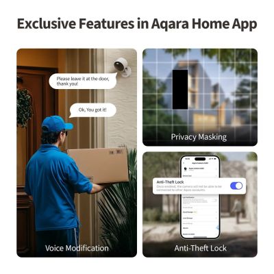2. Aqara G100 Cube IP Security Camera Indoor & Outdoor 2304 x 1296 px Ceiling / Wall