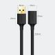 3. Ugreen USB-A (male) - USB-A (female) adapter extension cable USB 3.0 5Gb/s 0.5m black (US129)