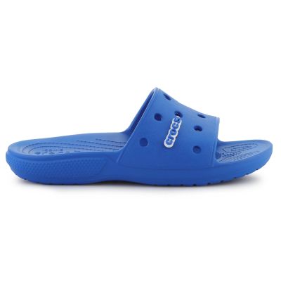 7. Classic Crocs Slide Blue Bolt U 206121-4KZ flip-flops