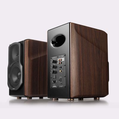 2. Edifier S2000 MKIII Bluetooth Bookshelf Speakers (Pair) - Black/Brown