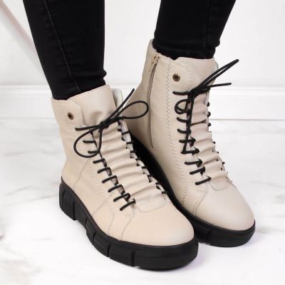 3. Rieker W X3428 insulated ankle boots beige 