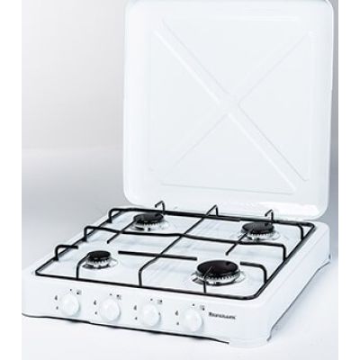 9. Ravanson K-04T 4-burner adjustable gas stove (white)