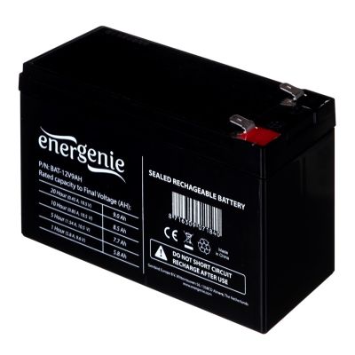 2. GEMBIRD BAT-12V9AH universal battery (12V DC; 9000mAh)