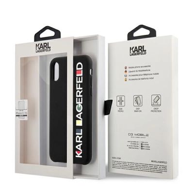 8. Karl Lagerfeld Glossy Bauhaus iPhone X/XS Case - Black