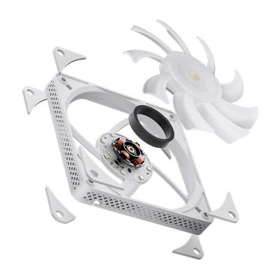 18. Jonsbo HX6200D Processor Air Cooler 12 cm White 1 pc.
