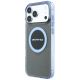 2. Mercedes AMG IML Transparent Bicolor Block MagSafe Case for iPhone 18 Pro Max / 17 Pro Max - Black and Blue