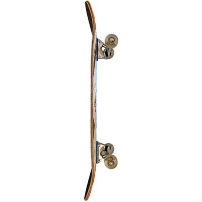 18. KID BLACK & WHITE WOODEN SKATEBOARD BEST SPORTING