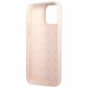 8. Guess GUHCP13XLSLMGLP iPhone 13 Pro Max 6.7" light pink/light pink hardcase Silicone Script Gold Logo