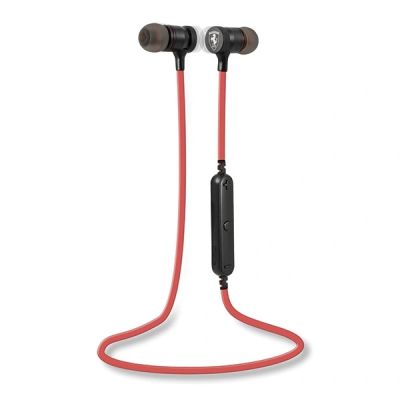 Ferrari FESEPRCB Bluetooth Wireless Headphones - Red and Black