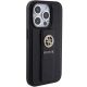 4. Guess Grip Stand 4G Saffiano Strass case for iPhone 15 Pro Max - black