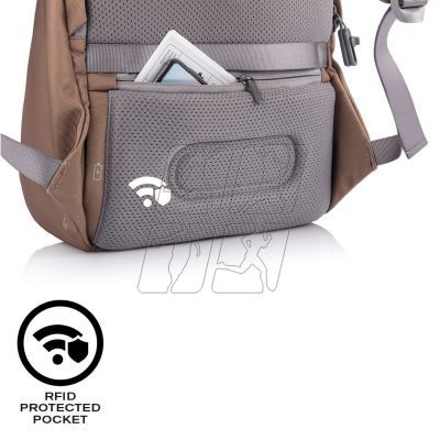 11. XD DESIGN ANTI-THEFT BACKPACK BOBBY SOFT BROWN P/N: P705.796