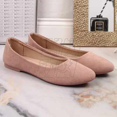 7. eVento W EVE205C suede ballerinas, dirty pink