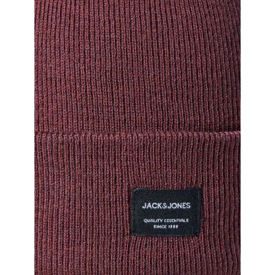 10. Jack & Jones Jacdna Beanie Noos M 12092815 Burgundy