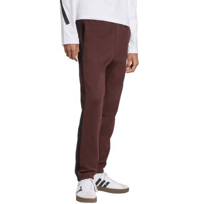 10. Men's adidas Essentials 3-Stripes Fleece Pants Brown JX0713
