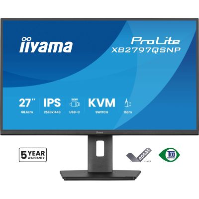 23. iiyama ProLite XB2797QSNP-B1 computer monitor 68.6 cm (27") 2560 x 1440 px Quad HD LED Black