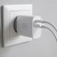 4. 3mk FlowPower 25W 1A1C PD QC4+ Wall Charger - White