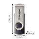 5. Intenso USB 256GB OFFICE LINE 3.2 Gen1 Silver-Black USB Flash Drive USB Type-A 3.2 Gen 1 (3.1 Gen 1) Black, Silver