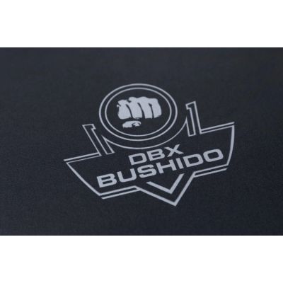 6. Gray short sleeve rashguard with DBX Bushido logo